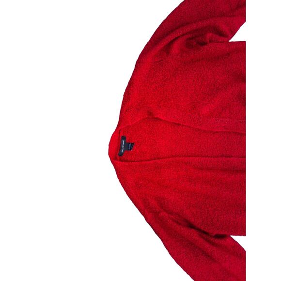 ASHLEY STEWART Plus Size 26 28 Red Cardigan Sweater - Picture 3 of 4